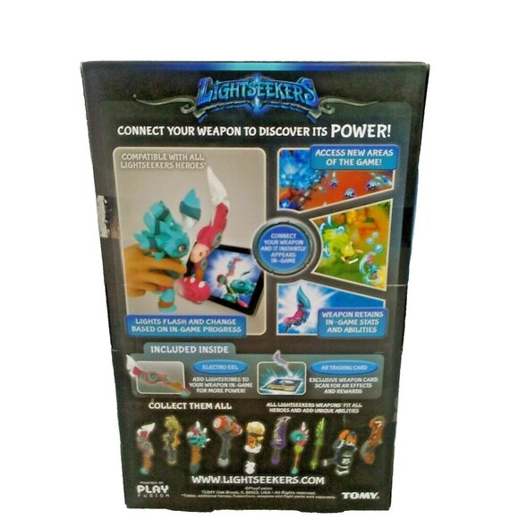 TOMY Lightseekers Awakening Weapon Pack and AR Trading Card Electro Eel - Picture 2 of 5